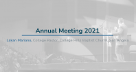Lakan Mariano  | Annual Meeting 2021