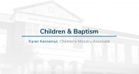Children and Baptism | Madison Grace II